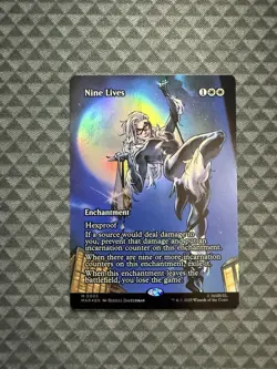 MTG Nine Lives #0003 Foil Borderless M Marvel Universe EL (MAR) *roller lines - Image 1