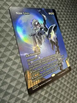 MTG Nine Lives #0003 Foil Borderless M Marvel Universe EL (MAR) *roller lines - Image 2
