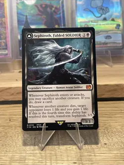 MTG Sephiroth, Fabled SOLDIER 0115 Final Fantasy Regular Mythic - Image 1