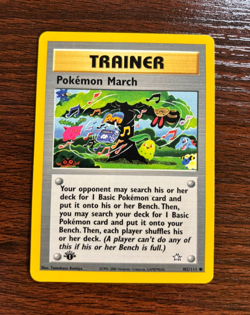 "Pokemon March" - Pokemon March Neo Genesis - Pokemon TCG 1st Edition (102/111) - Image 1