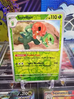 Scovillain 025/197 Reverse Holo Rare Pokemon TCG S&V Obsidian Flames - Image 1