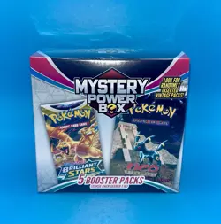 2x Pokemon Mystery Power Box Chase Pack Seeded 1:10 10 Booster Packs Total! NEW! - Image 4