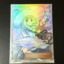 Lillie (Full Art) 147/149 Sun And Moon Base Set Holo Trainer Pokemon TCG NM - Image 1
