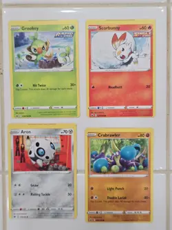 Pokemon Swsh06: Chilling Reign *MAJOR Miscut Error Lot of 4 - Image 1
