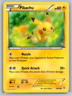 PIKACHU 26/83 GENERATIONS NON HOLO POKEMON TCG LP 001 - Image 1