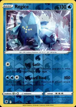 💫Pokemon TCG - Regice - Reverse Holo - 037/189 - Astral Radiance NM💫 - Image 1
