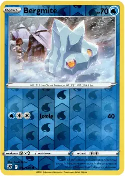 💫Pokemon TCG - Bergmite - Reverse Holo - 047/189 - Astral Radiance NM💫 - Image 1