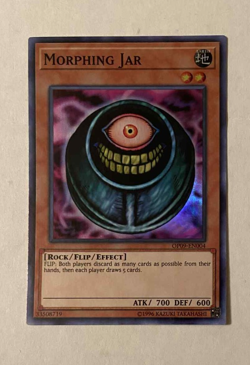 Yugioh MORPHING JAR Holo - OP09-EN004 - OTS Tournament Pack 9 - Super Rare MINT - Image 1