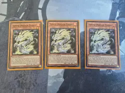 Yugioh 3x Tenpai Dragon Paidra LEDE-EN016 Super Rare NM 1st Edition - Image 1