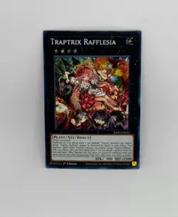 Traptrix Rafflesia Secret Rare 1St Edition RA02-EN034 Yugioh NM - Image 2