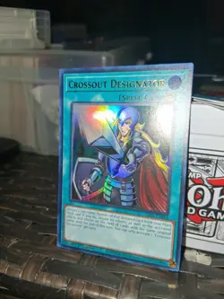 CROSSOUT DESIGNATOR *** 1ST EDITION ULTRA RARE RA02-EN063 YUGIOH! - Image 3