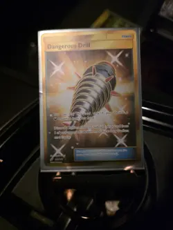 Dangerous Drill 192/181 Full Art Gold Secret Rare Card Pokemon Team Up - NM - Image 2