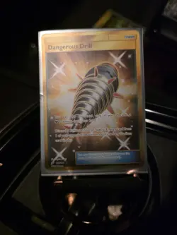 Dangerous Drill 192/181 Full Art Gold Secret Rare Card Pokemon Team Up - NM - Image 3