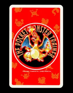 Pokemon EKANS Japanese RED Charizard Deck Queen of Spades POKER Card #023 - MINT - Image 2