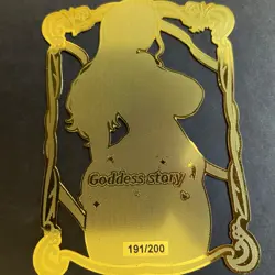 Goddess Story Gold METAL Card - Serial Number #/200! Anime Waifu BOA Bikini - Image 5