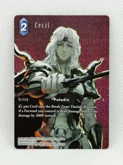 Cecil - Full Art - 10-115C - Final Fantasy Card Game - FFTCG - NM - Image 1