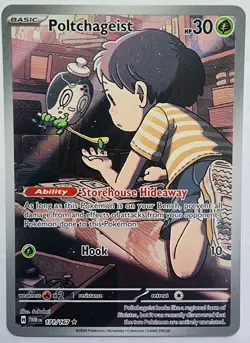 Pokemon Trading Card TCG Polthageist Full Art Holo 171/167 Nintendo 2024 - Image 1