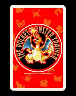 1996 Pokemon PIDGEY Japanese RED Charizard Deck 2 of Spades POKER Card #16A MINT - Image 2