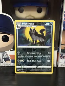 Pokemon TCG Vivid Voltage - Mightyena #104/185 - Reverse Holo Card - Image 1