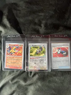3x Miscut Error Reverse Holo Pokemon Scarlet & Violet Base Set TCG Cards - Image 1