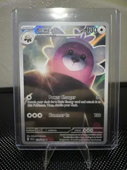 Bewear Pokemon Trading Card, Foil Rare, Stage 1, 130 HP - Image 1