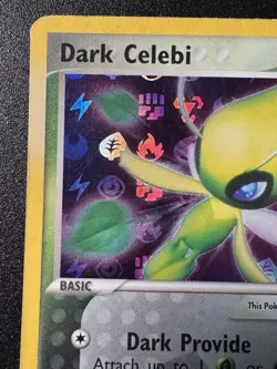 Dark Celebi 4/101 EX Hidden Legends Pokemon Card Reverse Holo Foil Rare HP - Image 3