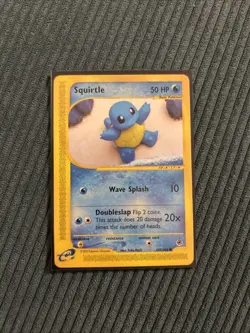 Pokemon Squirtle TCG Expedition Base Set Card 131/165 Regular Common - Image 1