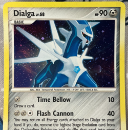 Dialga DP26 Black Star Promo Holo Rare Diamond & Pearl Pokemon Card 2008 MP - Image 2