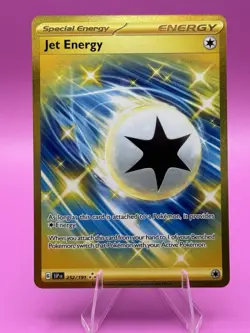 Pokemon TCG Jet Energy Sv08: Surging Sparks Holo Hyper Rare Card 252/191 - Image 1
