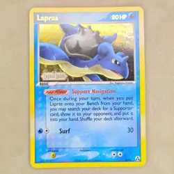 Pokemon Lapras 8/92 Legend Maker Holo Stamped Pokemon Card LP Lightly Played - Image 1