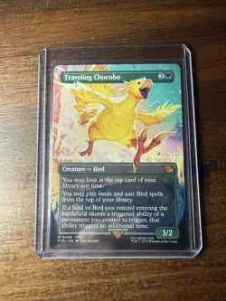 Traveling Chocobo (Borderless) Final Fantasy Regular - Image 1