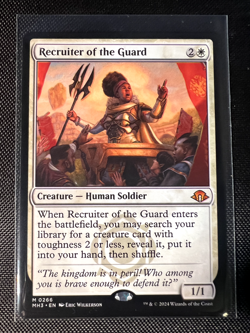 MTG Recruiter of the Guard M 0266 Regular Mythic MH3 Modern Horizons 3 NM - Image 1
