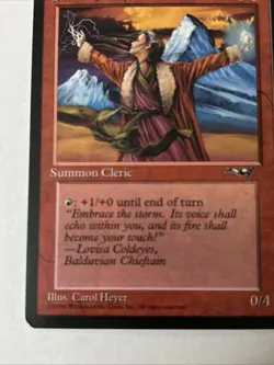 Signed ARTIST PROOF Storm Shaman Illus Carol Heyer MTG - Image 3