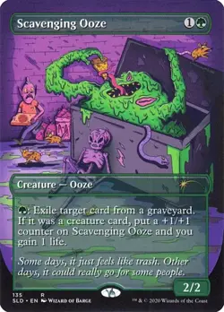Scavenging Ooze - Extended Art Secret Lair NM MTG - Image 1