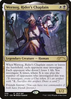 Wernog, Rider's Chaplain Secret Lair NM MTG - Image 1