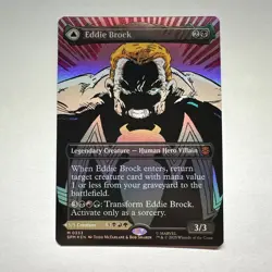 Eddie Brock (0233) (Borderless) Marvel's Spider-Man Foil, Magic The Gathering - Image 1