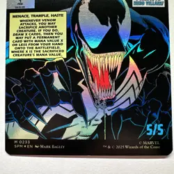 Eddie Brock (0233) (Borderless) Marvel's Spider-Man Foil, Magic The Gathering - Image 4