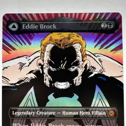 Eddie Brock (0233) (Borderless) Marvel's Spider-Man Foil, Magic The Gathering - Image 5
