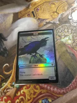 Bird / Bird Token Foil MTG Dominaria United - Pack Fresh - - Image 2