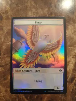 Bird (002) / Bird (006) Token x1 1x FOIL Dominaria United NM MTG - Image 1
