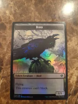 Bird (002) / Bird (006) Token x1 1x FOIL Dominaria United NM MTG - Image 2