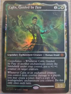 Calix, Guided by Fate - SHOWCASE - FOIL - March of the Machine: The Aftermath NM - Image 1
