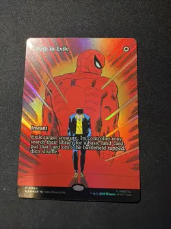 🔮 MTG: Path to Exile Borderless MTG Marvel Spiderman -Ships Immediately - Image 1