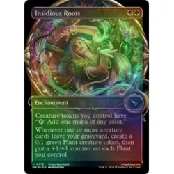 FOIL INSIDIOUS ROOTS (SHOWCASE) X4 Murders At Karlov Manor MKM Magic MTG CARD - Image 1