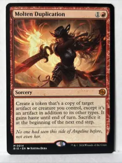 Molten Duplication Outlaws of Thunder Junction: the Big Score Regular - Image 1