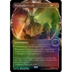 FOIL WARLEADER'S CALL (SHOWCASE) Murders At Karlov Manor MKM Magic MTG MINT CARD - Image 1