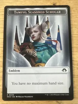 Emblem - Tamiyo, Seasoned Scholar #35/ Energy Reserve (NM) Modern Horizons 3 MTG - Image 1