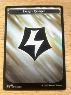 Emblem - Tamiyo, Seasoned Scholar #35/ Energy Reserve (NM) Modern Horizons 3 MTG - Image 2