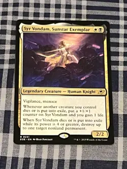 Syr Vondam, Sunstar Exemplar #231 | Magic Edge of Eternities - Image 1