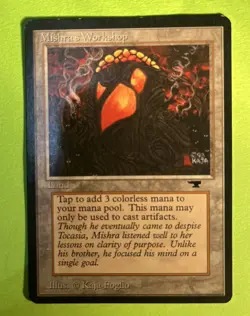 Mishra's Workshop: Magic the Gathering from Antiquities- moderately played - Image 1